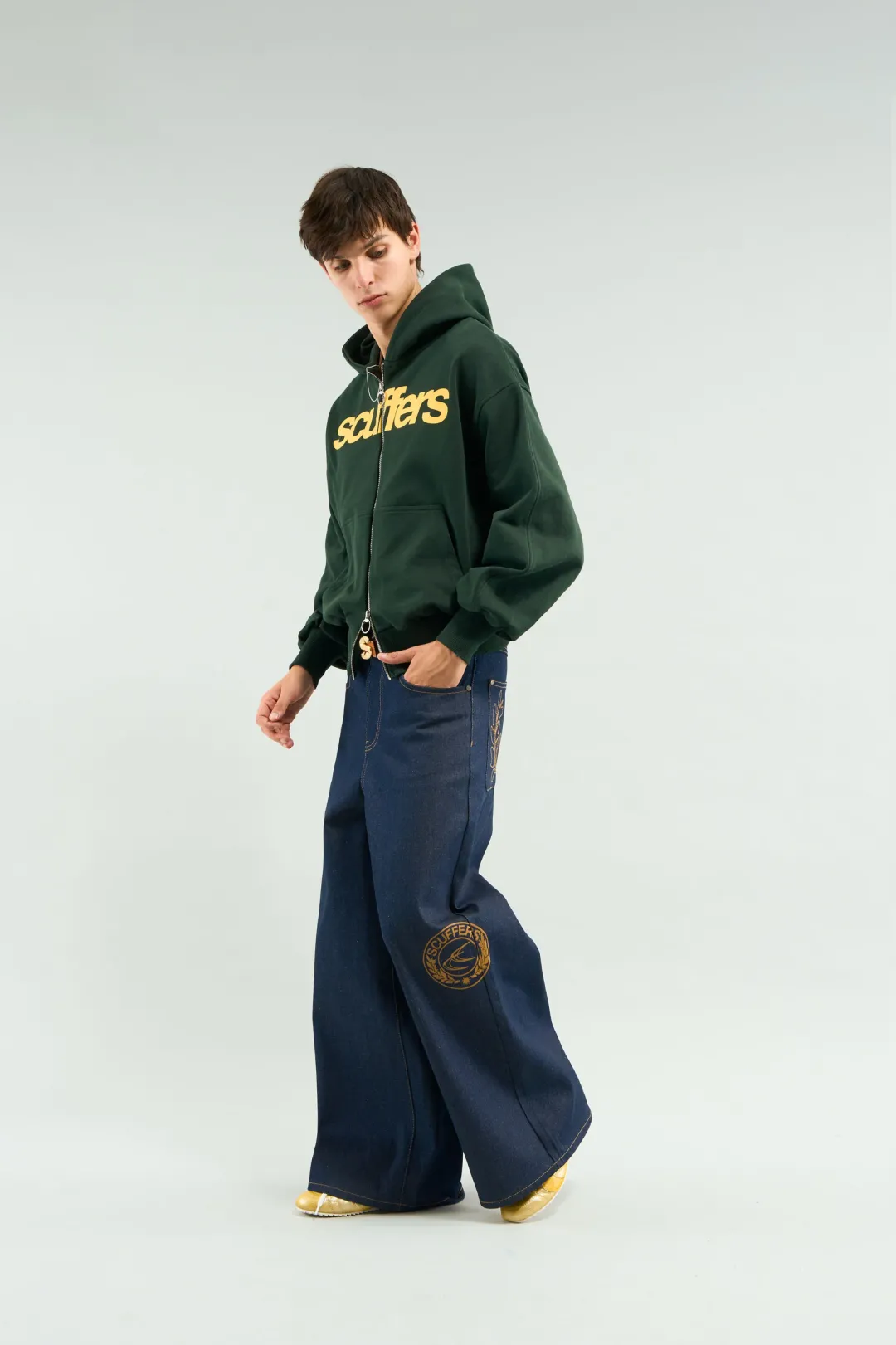 Discount Scuffers Bimbo Dark Blue Pants