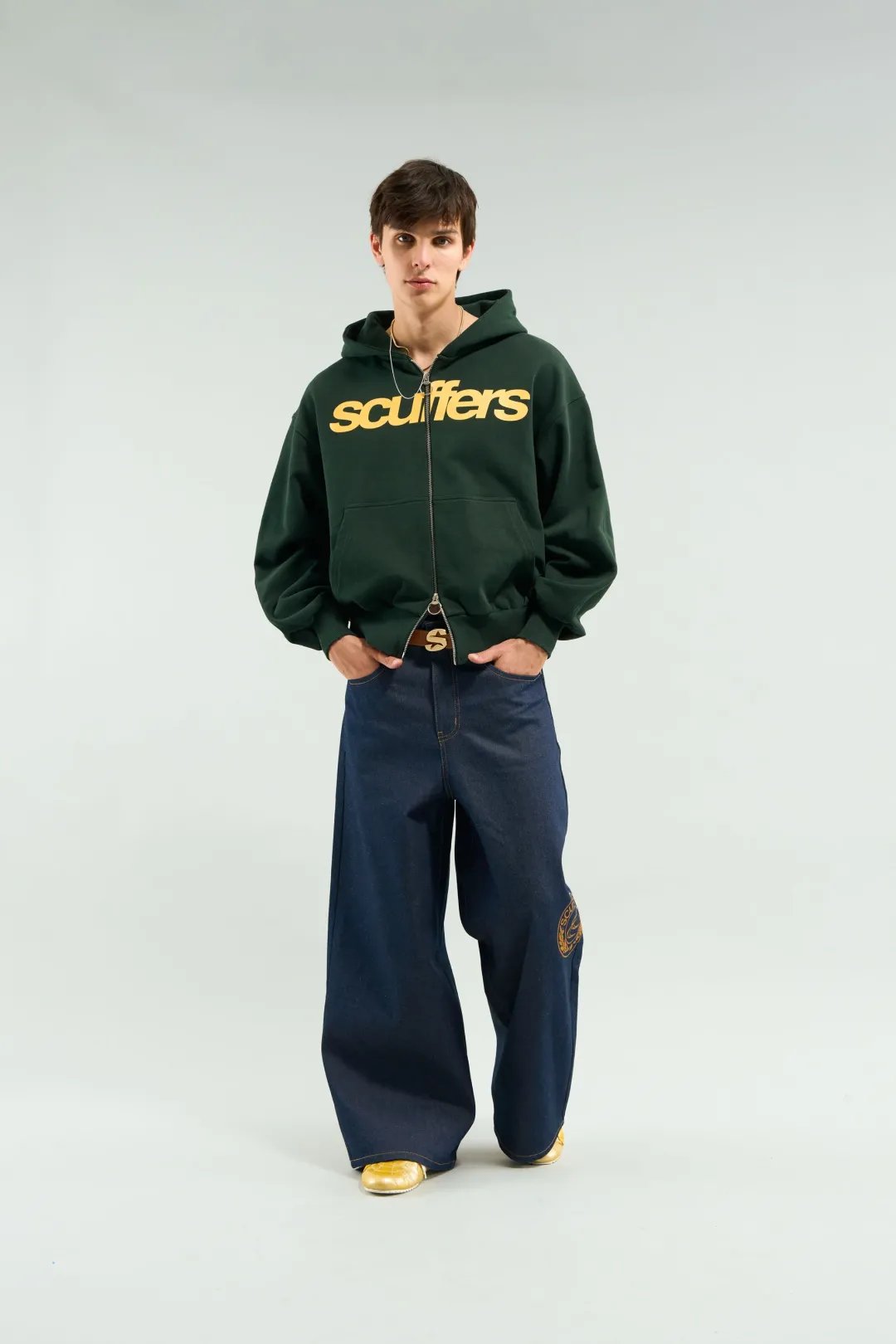 Discount Scuffers Bimbo Dark Blue Pants