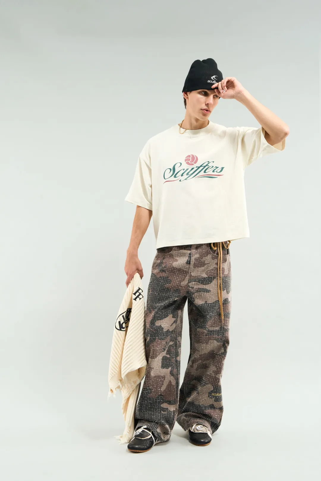 Discount Scuffers Club Ecru T-Shirt