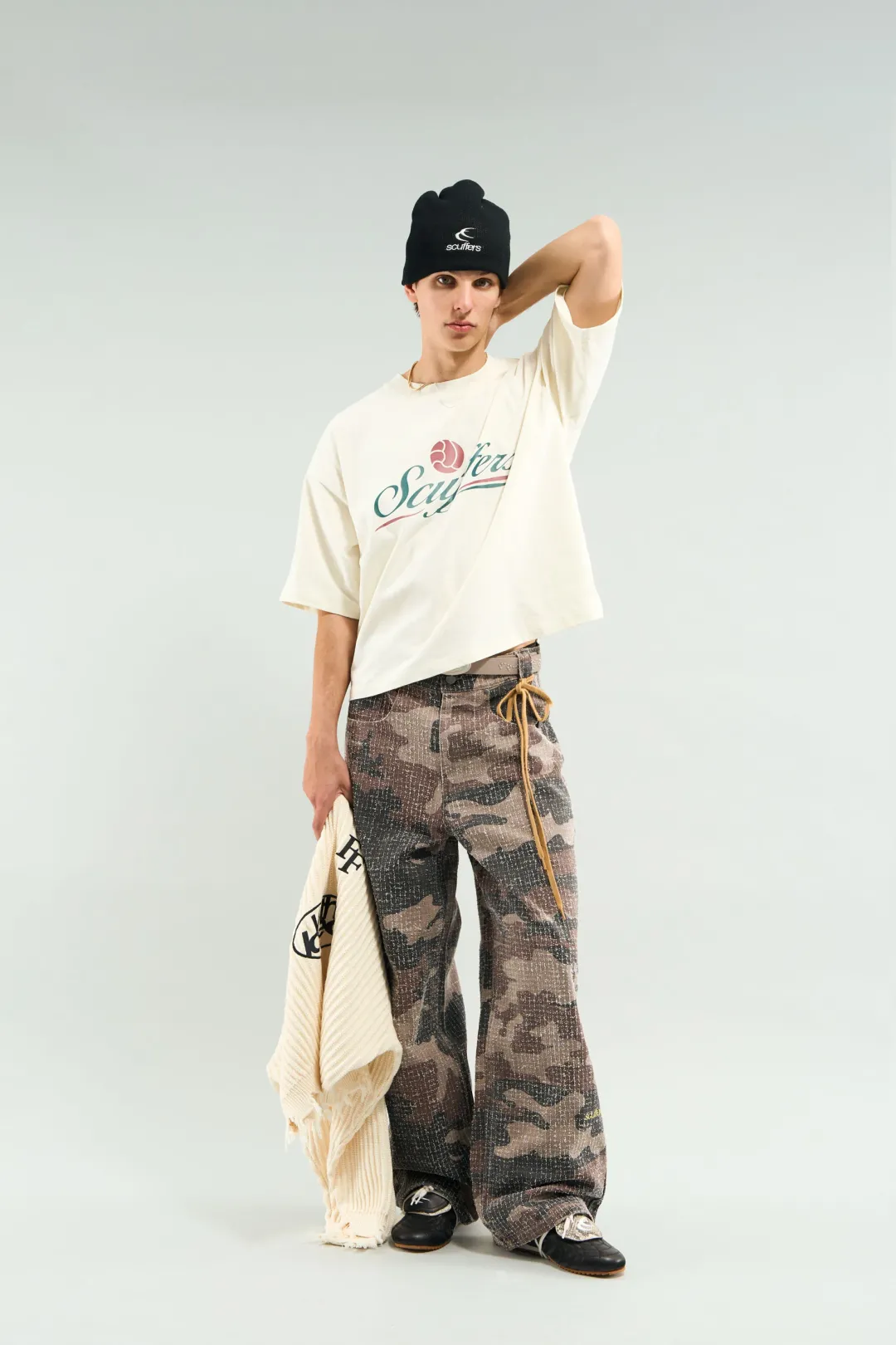 Discount Scuffers Club Ecru T-Shirt