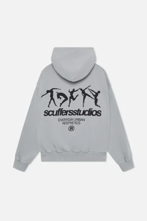New Scuffers Dancing Hoodie Grey
