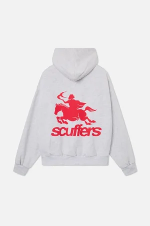 Clearance Scuffers Emblem Light Grey Hoodie