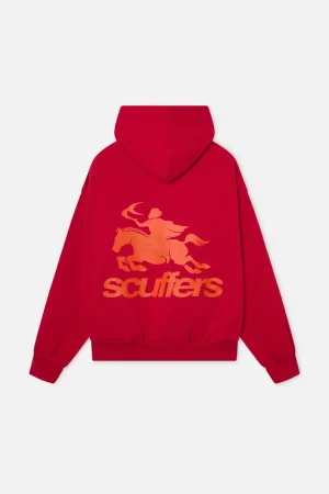 Discount Scuffers Emblem Red Hoodie