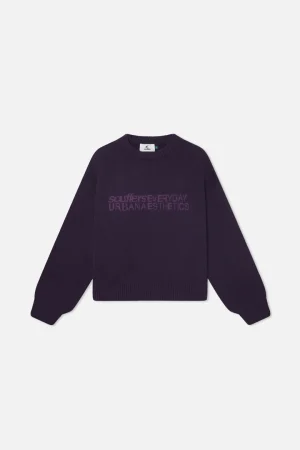 Fashion Scuffers Essential Purple Knit