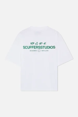 Outlet Scuffers Iconic White T-shirt