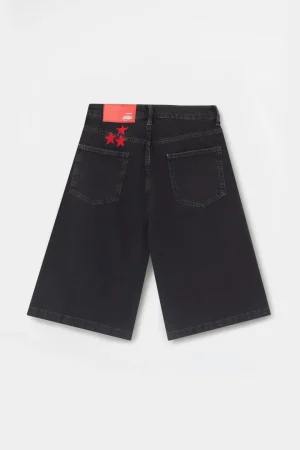Online Scuffers Jumbo Shorts Washed Black