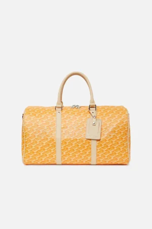 New Scuffers Monogram Yellow Duffle Bag