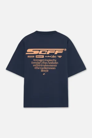 Hot Scuffers Motor Studios Navy Blue T-Shirt