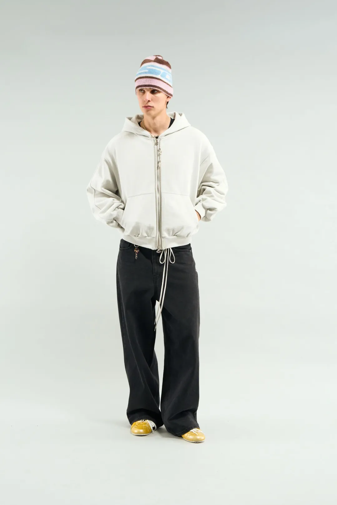 Sale Scuffers Steel Grey Zipper