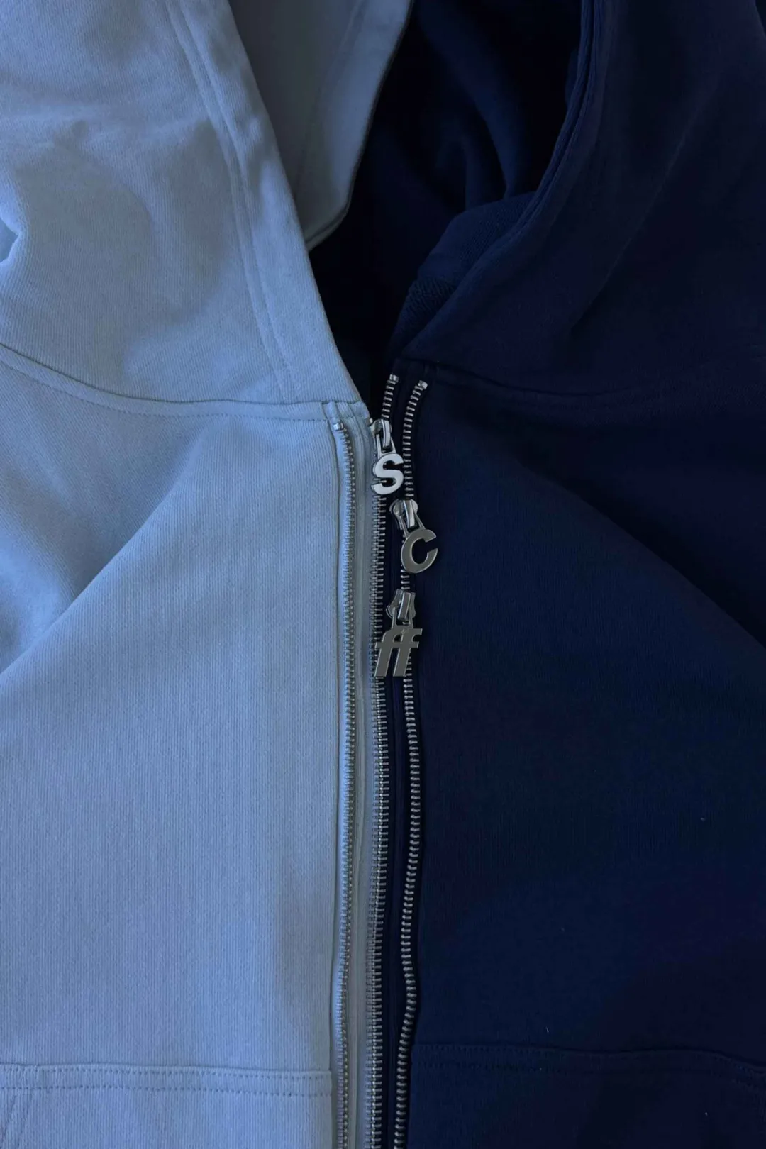 Fashion Scuffers Steel Navy Zipper