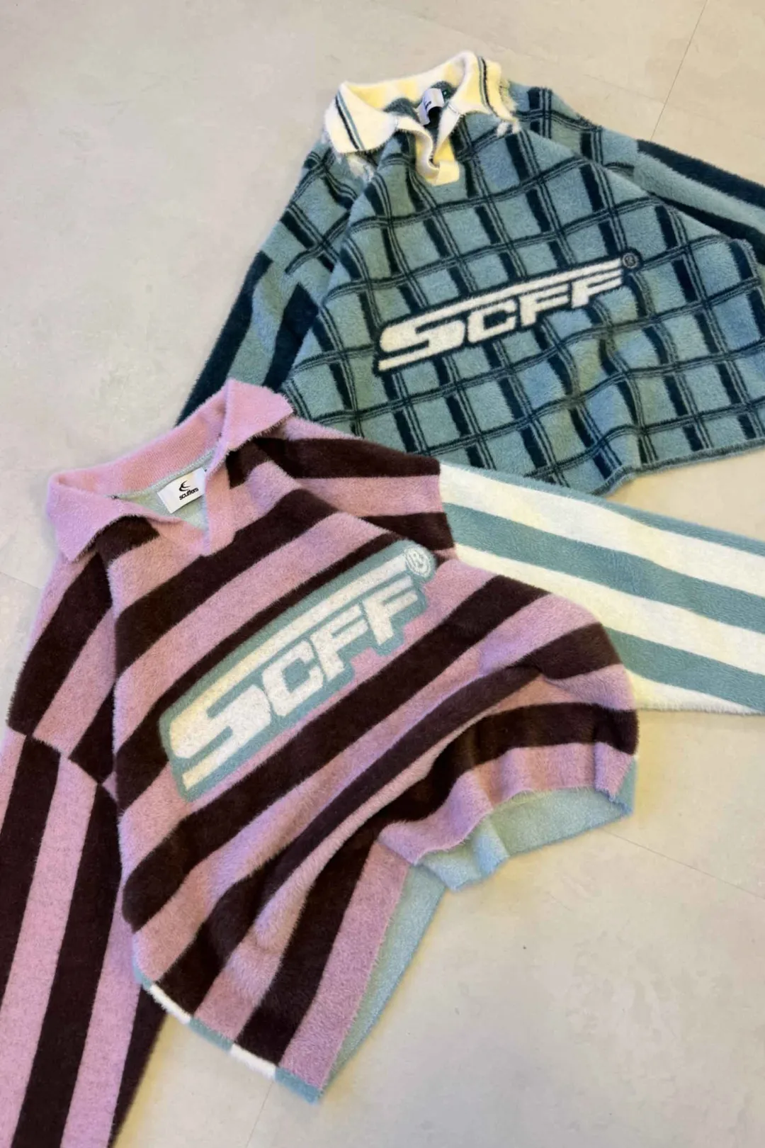 Online Scuffers Stripes Mohair Polo