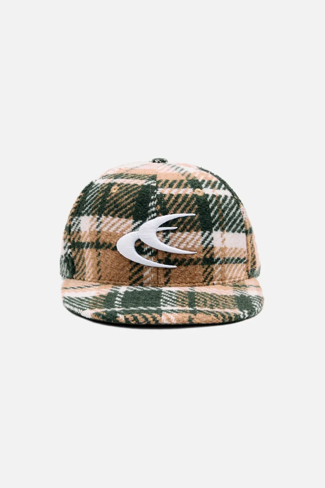 Clearance Scuffers Tartan Green Cap