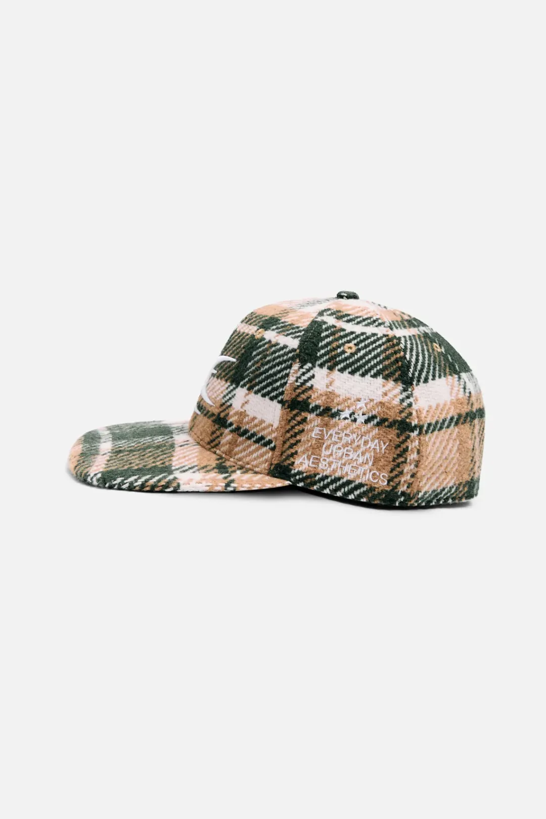 Clearance Scuffers Tartan Green Cap
