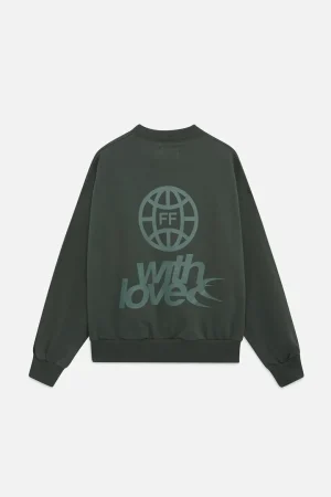 Fashion Scuffers WLW Green Crewneck